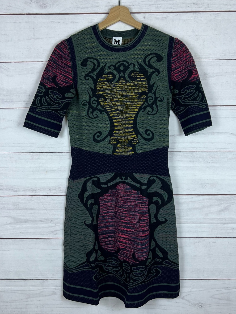 M Missoni Knit Mini Dress Size IT 42 Women’s RARE